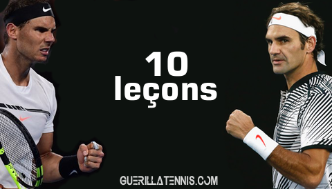 10 leçons inspirantes offertes par Nadal et Federer